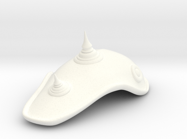 ELEPHANT HEAD ARMOR 3  in White Processed Versatile Plastic