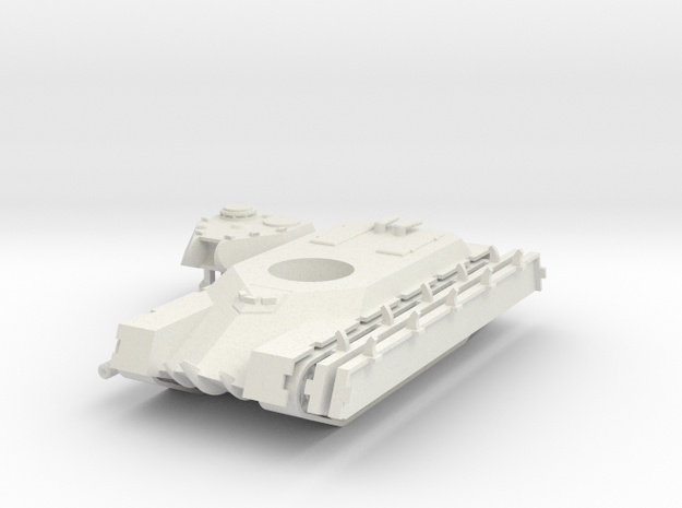 1/100 TVS-2 Breakthrough Tank in White Natural Versatile Plastic