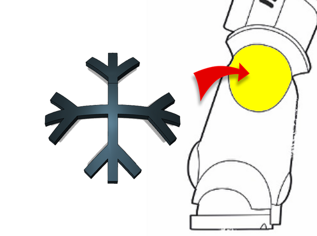 Brand's Rune: Small Concave Insignias x20 in Tan Fine Detail Plastic
