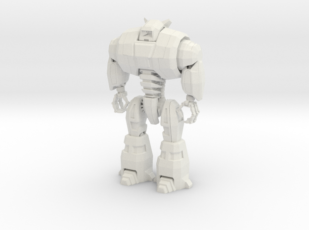 Musclebot in White Natural Versatile Plastic