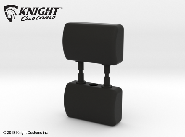 CT10015 C10 Headrests in Black Natural Versatile Plastic