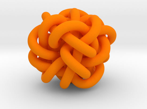 B&G Knot 04 in Orange Processed Versatile Plastic