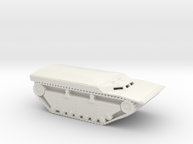 1/87 Scale LVT-4 COVERED VEHICLE in White Natural Versatile Plastic