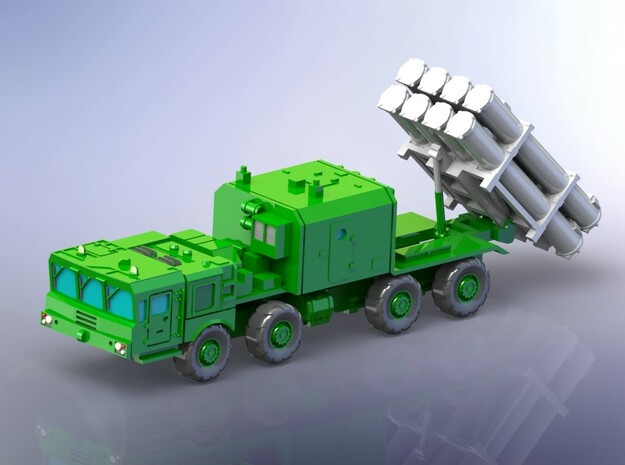 Rusian BAL-E Coastal Missile System on MZKT 1/200 in Tan Fine Detail Plastic