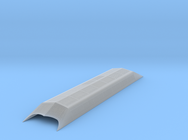HO Auxiliary Roof for Budd Metroliner MU in Smooth Fine Detail Plastic