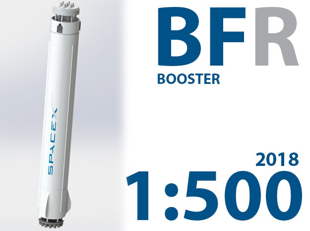 BFR Booster 2018 in White Natural Versatile Plastic