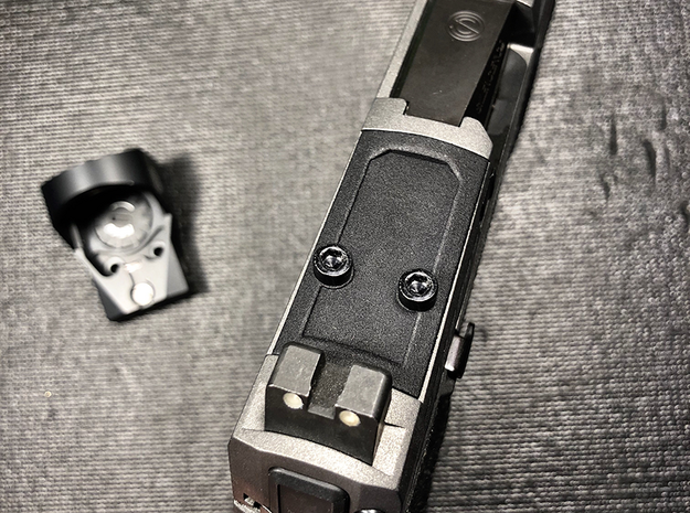 Flattop Optic Plate for SIG Romeo P320 RX  in Black PA12