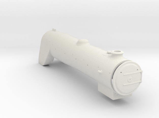 A0 - A1 RHD Boiler & Firebox in White Natural Versatile Plastic