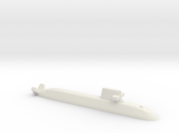 Soryu-class submarine, 1/2400 in White Natural Versatile Plastic