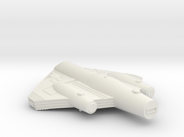 3788 Scale ISC Light Cruiser (CL) SRZ in White Natural Versatile Plastic