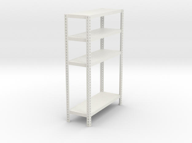 1:18 shelf none adjustable in White Natural Versatile Plastic