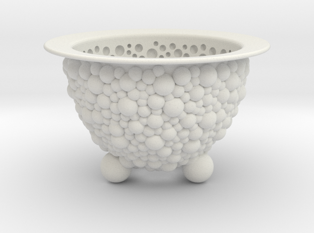 Neo Pot Bubbles 2.5in.  in White Natural Versatile Plastic