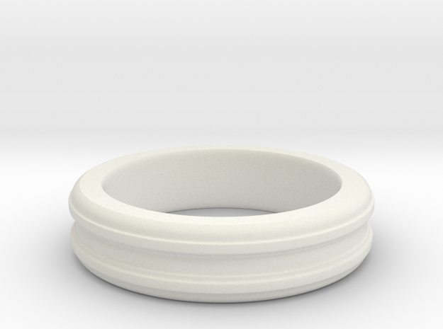 Simple Ring 14.88mm_x_2.001mm_x_5mm in White Natural Versatile Plastic