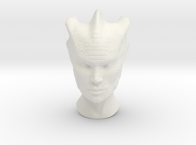 Silurian Variant 1:6 scale in White Natural Versatile Plastic
