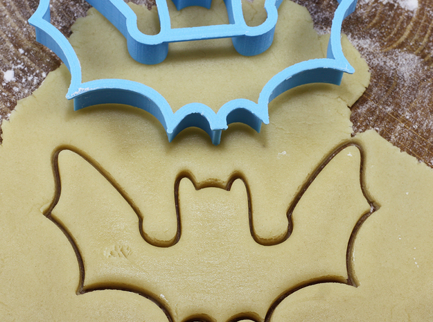 Bat cookie cutter for professional in White Natural Versatile Plastic