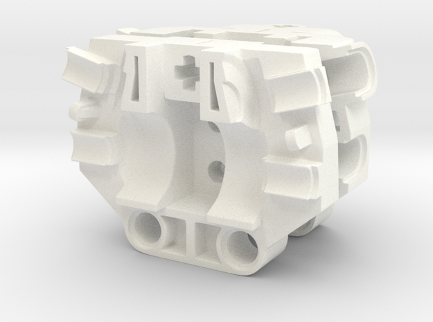 G2 Metru Gearbox in White Processed Versatile Plastic