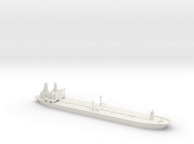 1/2400 Oil Tanker in White Natural Versatile Plastic