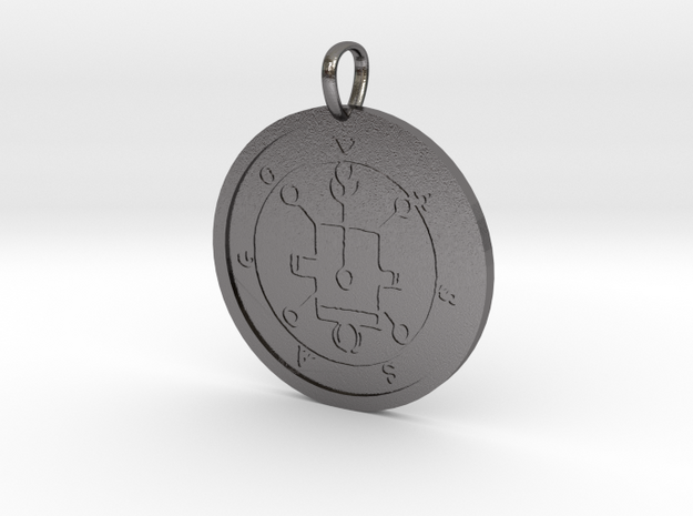 Vassago Medallion in Polished Nickel Steel