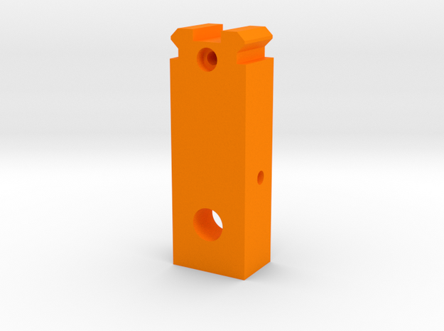 MP5 Front Iron Sight Replacement in Orange Processed Versatile Plastic