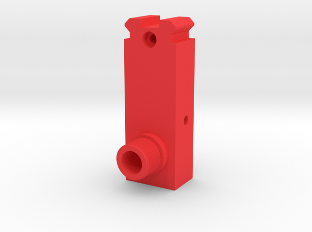 MP5 Front Sight Replacement with 14mm- Nozzle in Red Processed Versatile Plastic