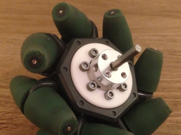 VEX Mecanum Wheel Adapters for FTC in White Natural Versatile Plastic