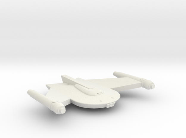 3788 Scale Romulan Snipe-B Battle Frigate MGL in White Natural Versatile Plastic