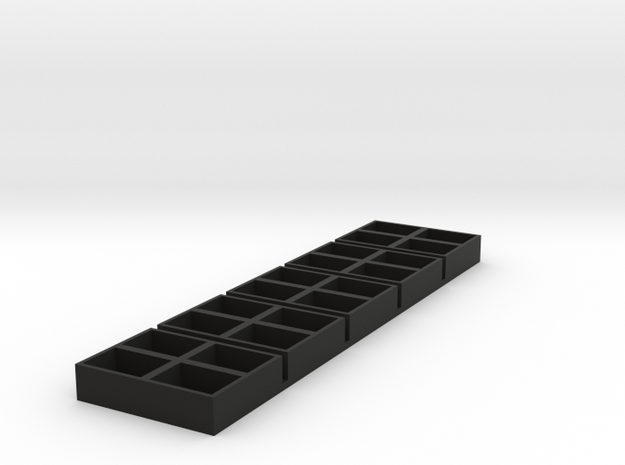 quad 2x2 11x15x7 speaker box qty5 in Black Natural Versatile Plastic