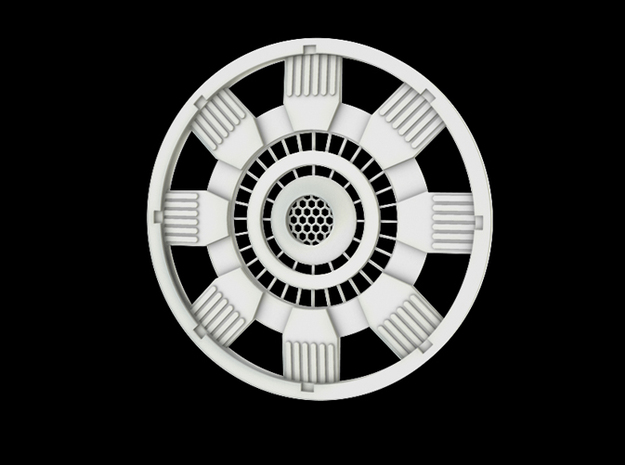 Iron Man Mark IV Arc Reactor (1 of 2 parts) in Smooth Fine Detail Plastic
