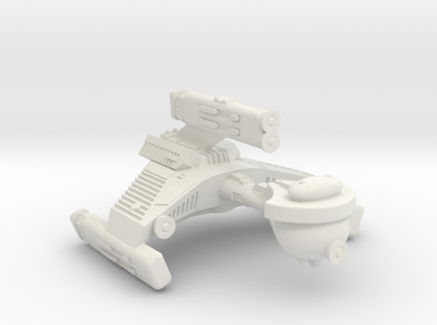 3788 Scale Klingon F6SK Battle Frigate Scout WEM in White Natural Versatile Plastic