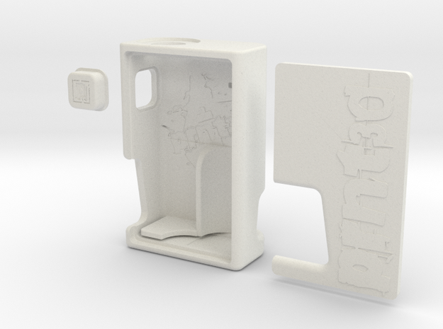 V1.7 Mech Squonk Mod (Complete Set) in White Natural Versatile Plastic