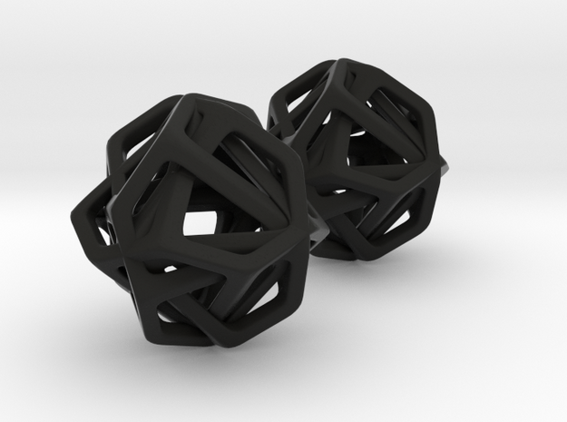 Chaos Sphere in Black Natural Versatile Plastic