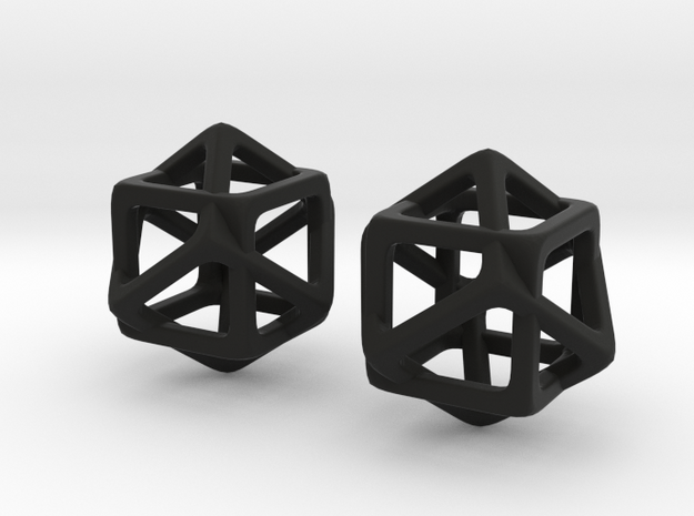 Counter Cube in Black Natural Versatile Plastic