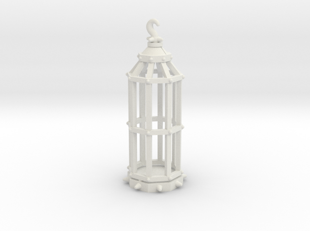 28mm Scale Gibbet (type 1) in White Natural Versatile Plastic