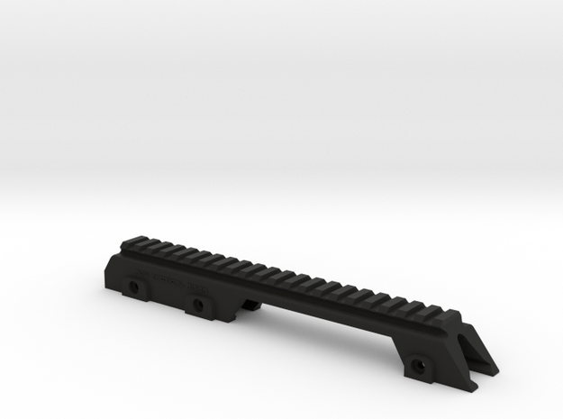 Micro G36 style Rail for picatinny airsoft replica in Black Natural Versatile Plastic