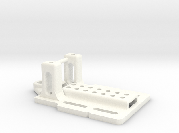 puente simple 1_24 in White Processed Versatile Plastic