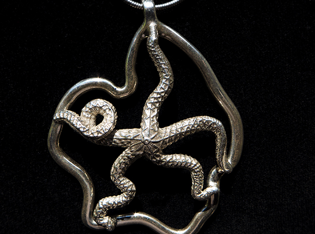 Deneb - Pendant - West Coast Witch in Polished Silver