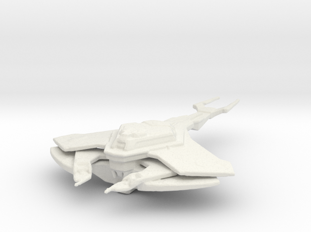 Cardassian Science Dreadnought in White Natural Versatile Plastic