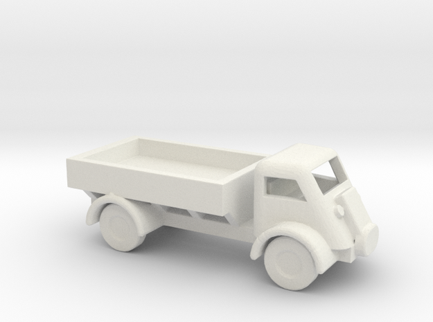 1/200 Scale Bedford QL Truck in White Natural Versatile Plastic