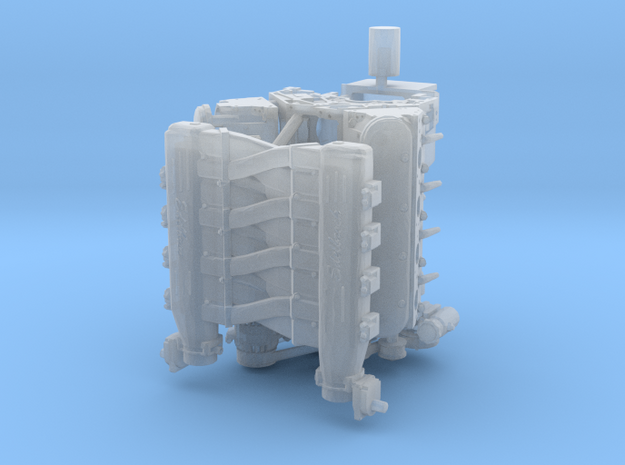 LS3 1/12 full engine w/edelbrock x-ram in Tan Fine Detail Plastic