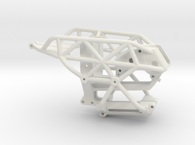 Dancing Rider Chassis Tube Chassis in White Natural Versatile Plastic