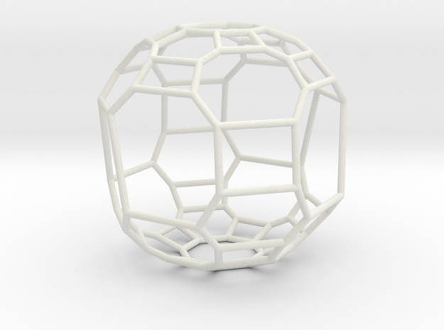 Large "irregular" polyhedron in White Natural Versatile Plastic