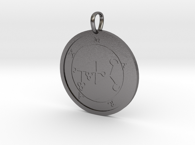 Marax Medallion in Polished Nickel Steel