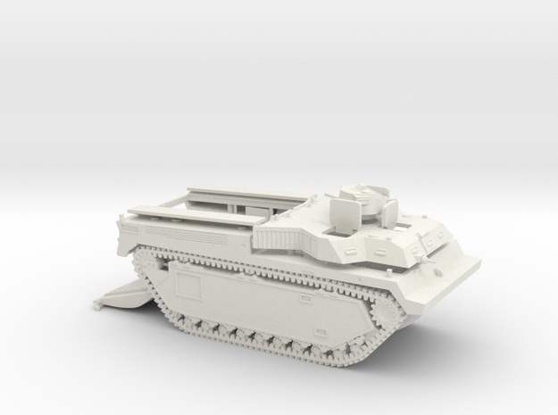 1/72 LVT-3C with open cargo bay in White Natural Versatile Plastic