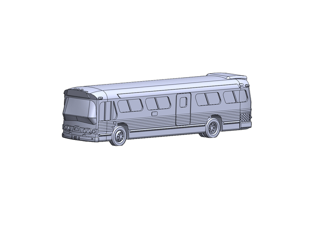 gmcT6H 5307 Bus Speed movie in Tan Fine Detail Plastic: 1:400