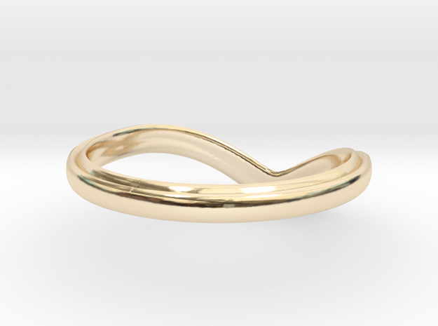 Chevron Ring Size 9 in 14K Yellow Gold