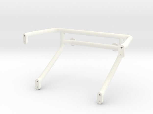 trxb05-01 79 Bronco Interior Roll Bar in White Processed Versatile Plastic