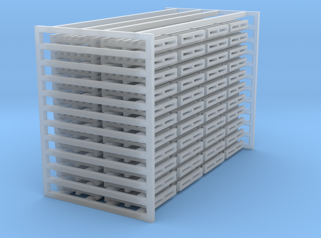 Pallet Rack with 88  in Smooth Fine Detail Plastic