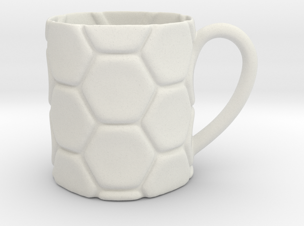 Decorative Mug  in White Natural Versatile Plastic
