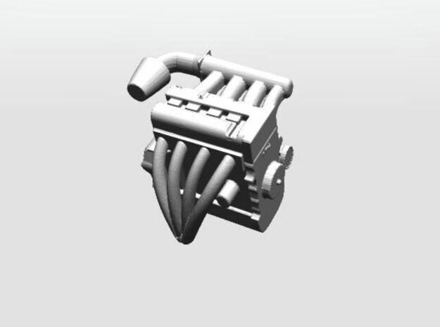 Set of 4 - Honda DOHC Engine  in Tan Fine Detail Plastic