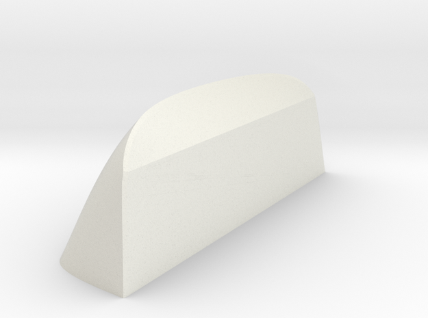 Front-window-vacuum-mold-block in White Natural Versatile Plastic
